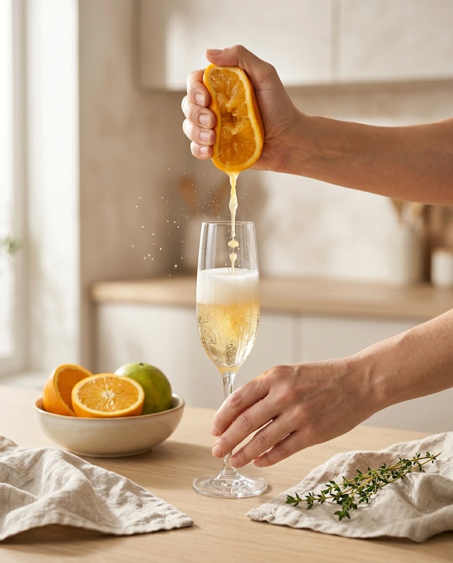 nealkoholicke prosecco s pomerancem