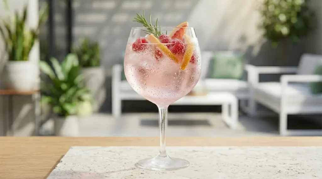 gin a tonic pink