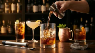 nealkoholicky rum servirovani